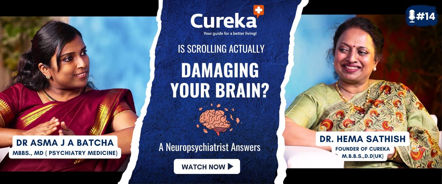 How Reels & Screen Time Are Damaging Your Brain | Dr. Asma x Cureka Podcast