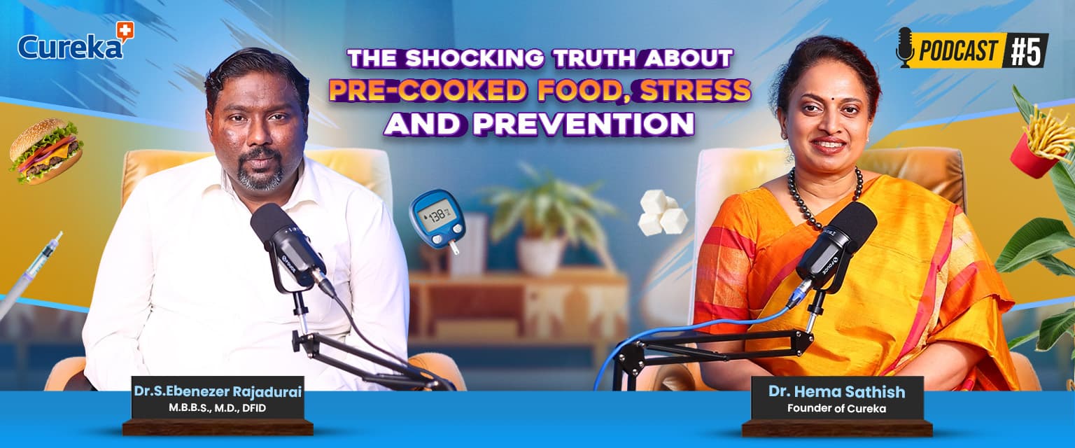 The SHOCKING TRUTH About Pre-Cooked Food, Stress & Prevention | Dr. Ebenezer | Dr. Hema Sathish