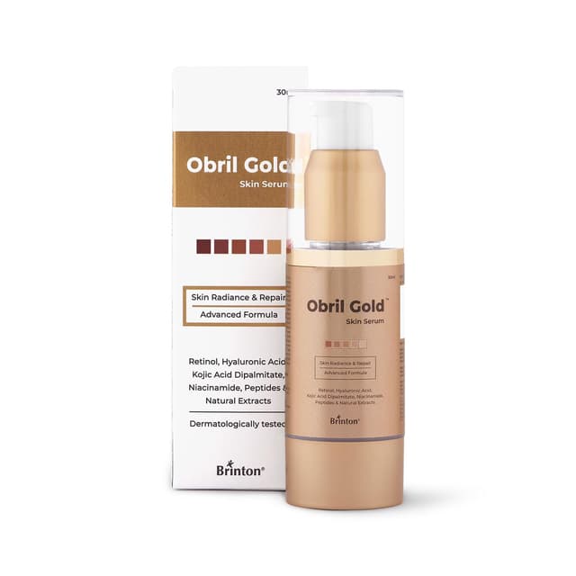 Brinton Obril Gold Skin Serum for Pigmentation and Skin whitening (30ml)