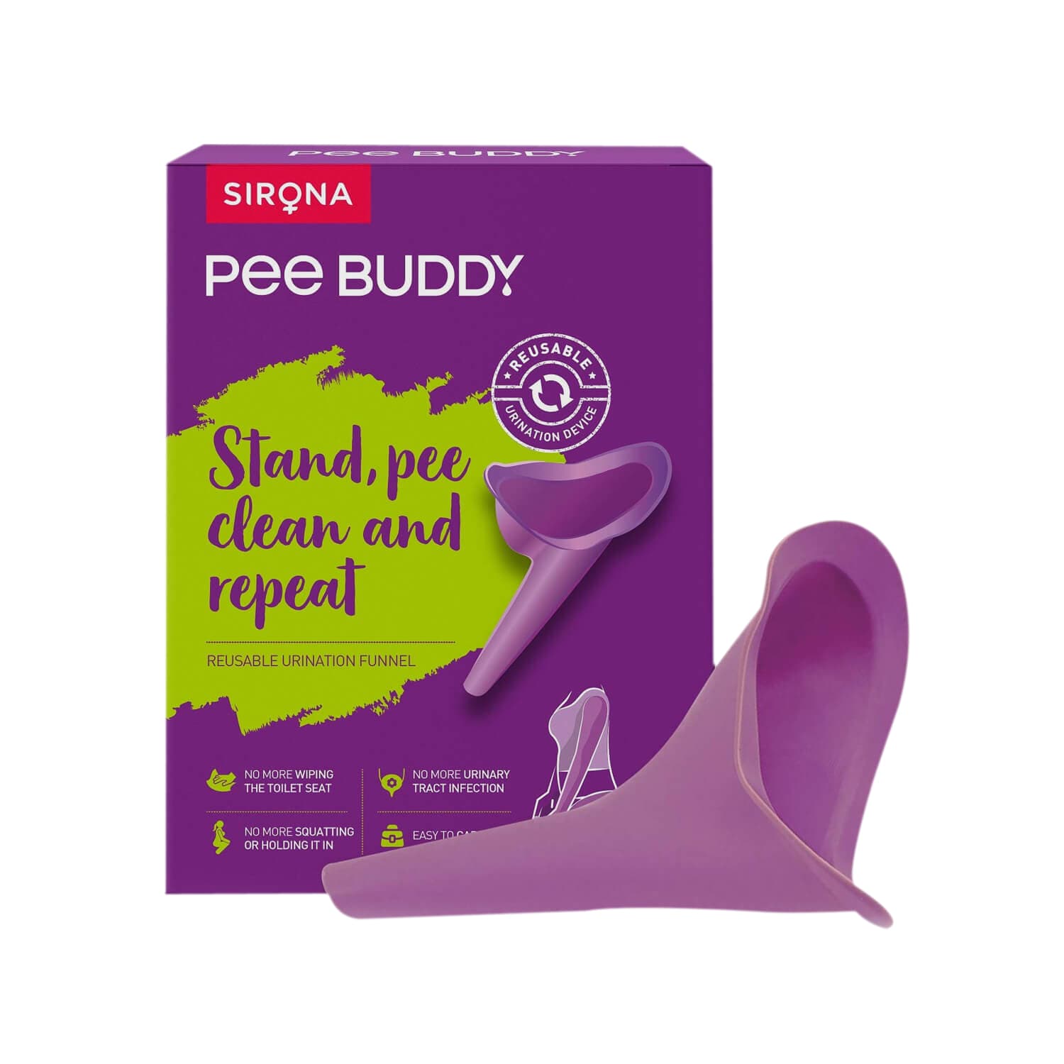 PeeBuddy Reusable Female Urination Device - 1 Unit