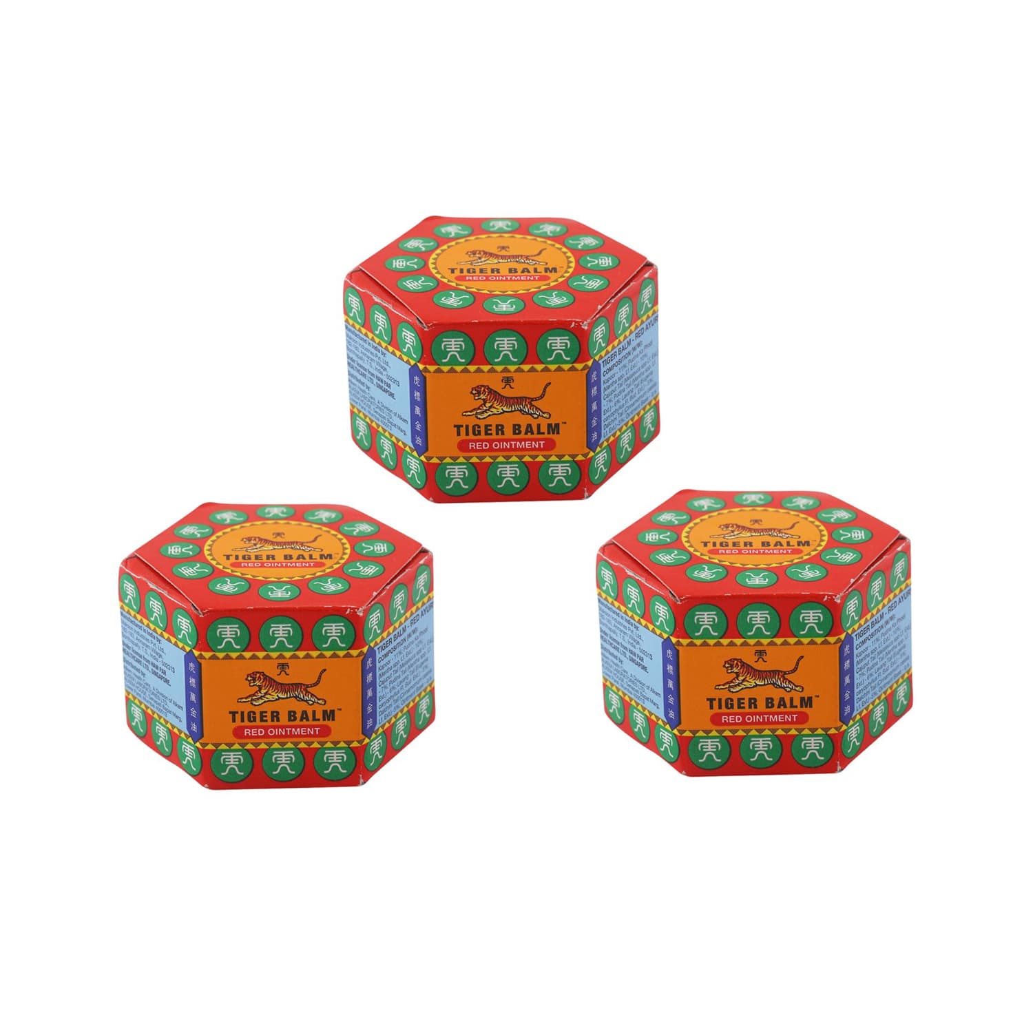Tiger Balm Red Oinment 9ml - (Pack of 3)