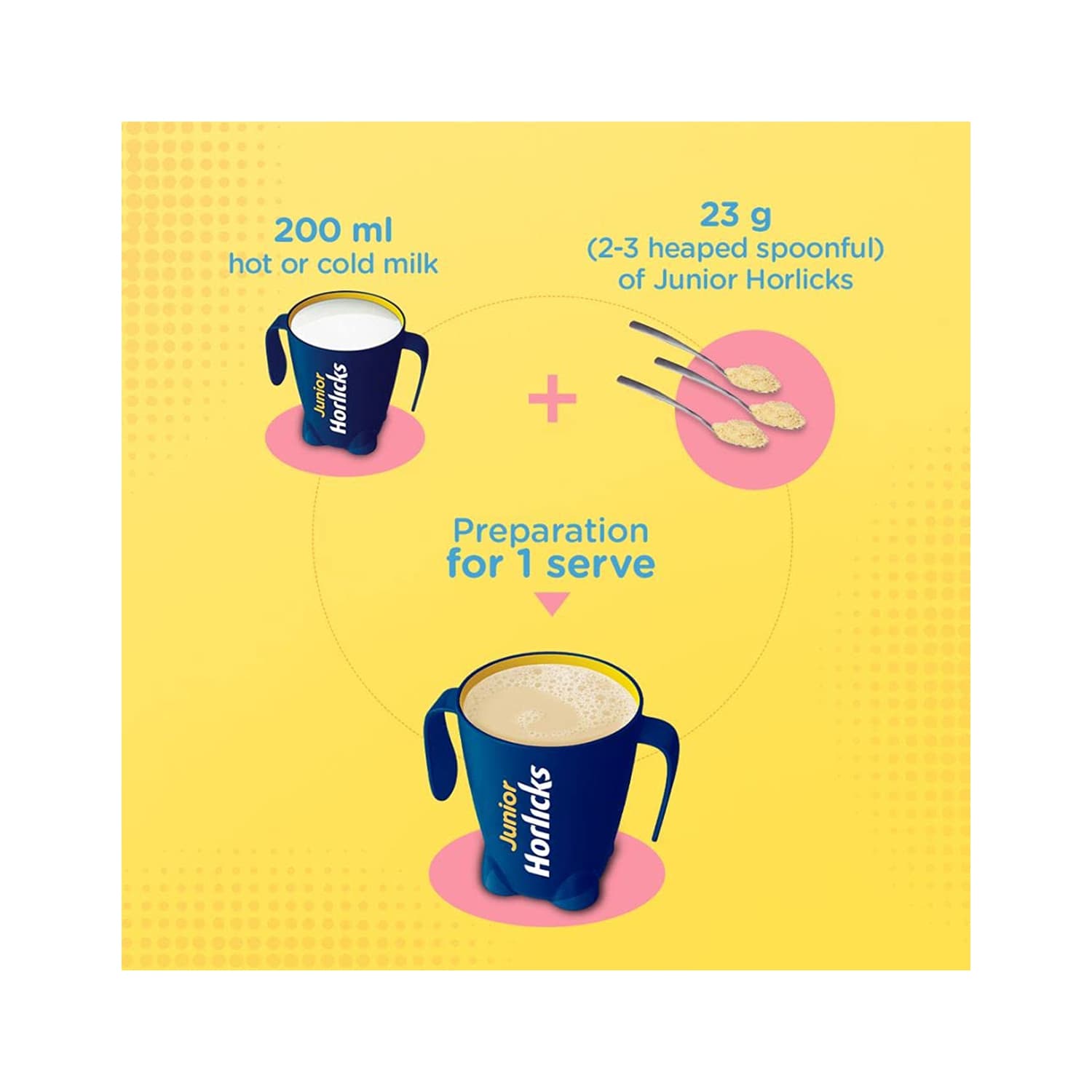 Junior Horlicks Vanilla Flavoured Health & Nutrition Drink, 500 gm Refill Pack