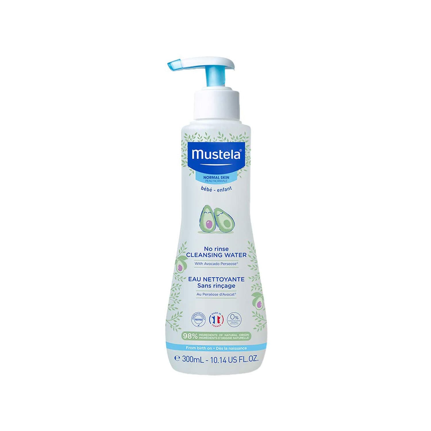Mustela No Rinse Cleansing Water with Avocado- 300ml