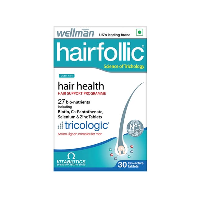 Vitabiotics Wellman Hairfollic- 30 Tablets