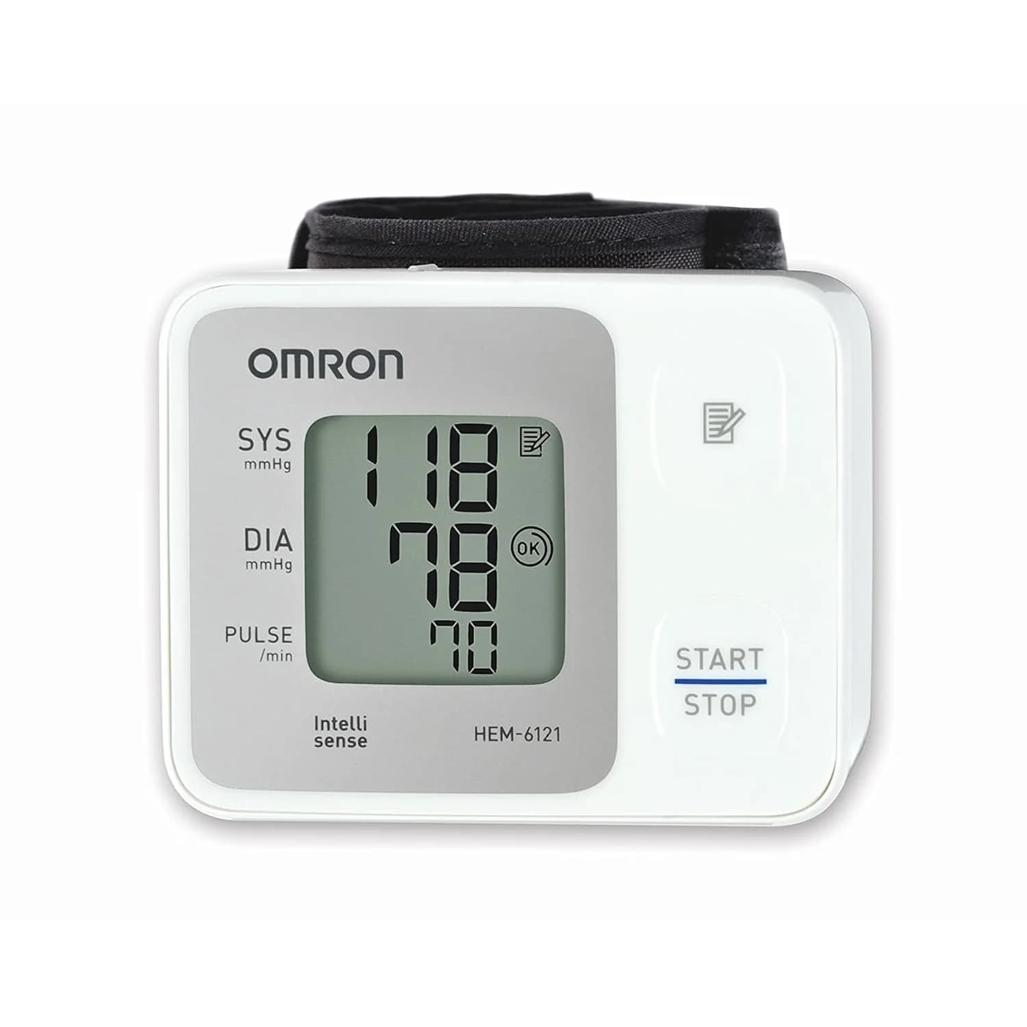 Omron Wrist Blood Pressure Monitor White HEM-6121
