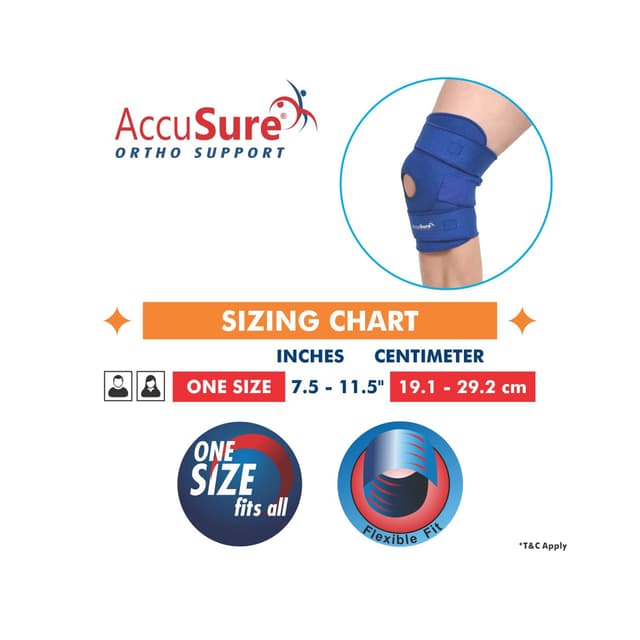 Accusure Knee Support Open Patella Special (K1)