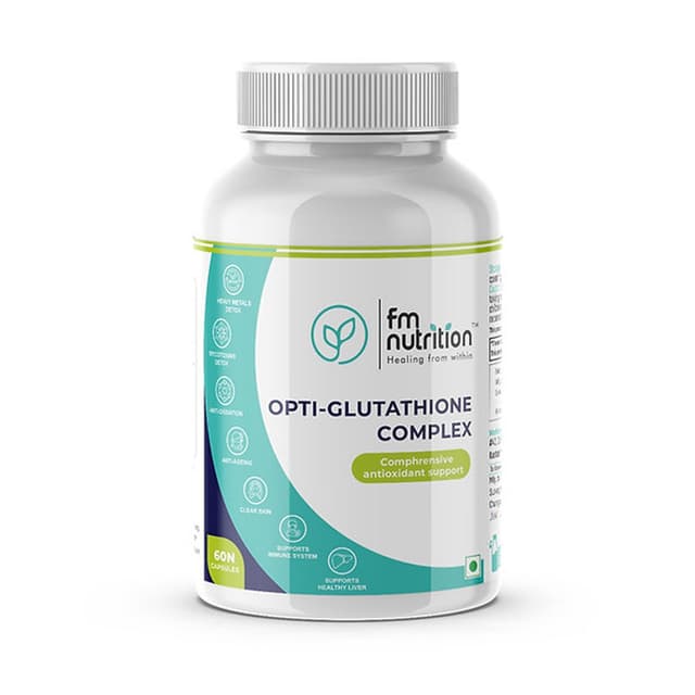 FM Nutrition Opti Glutathione Complex – 60 Nos