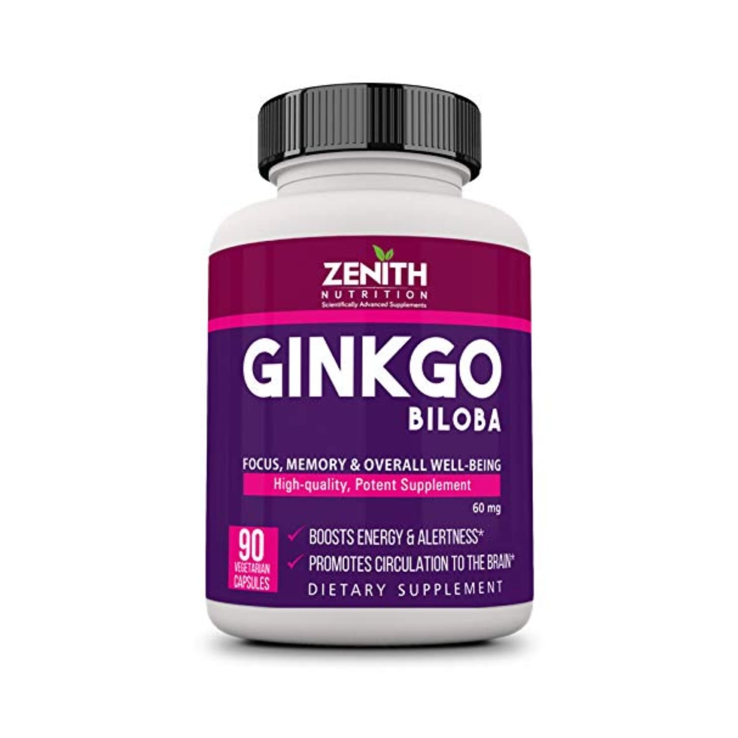 Zenith Ginkgo Biloba 60mg (90 Capsules)