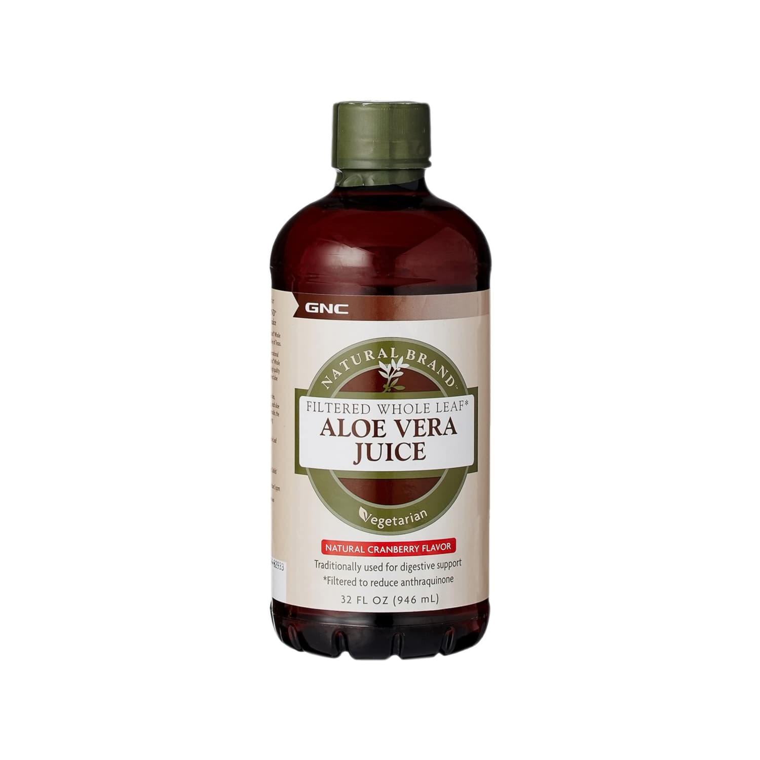 GNC Aloe Vera Juice Unflavoured Liquid 32 Oz