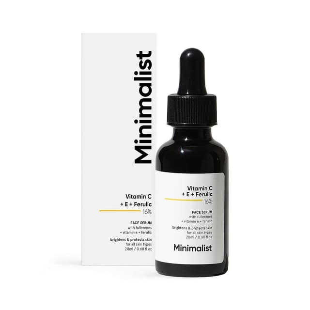 Minimalist 16% Vitamin C Serum With Vitamin E & Ferulic acid for Brightening (20ml)