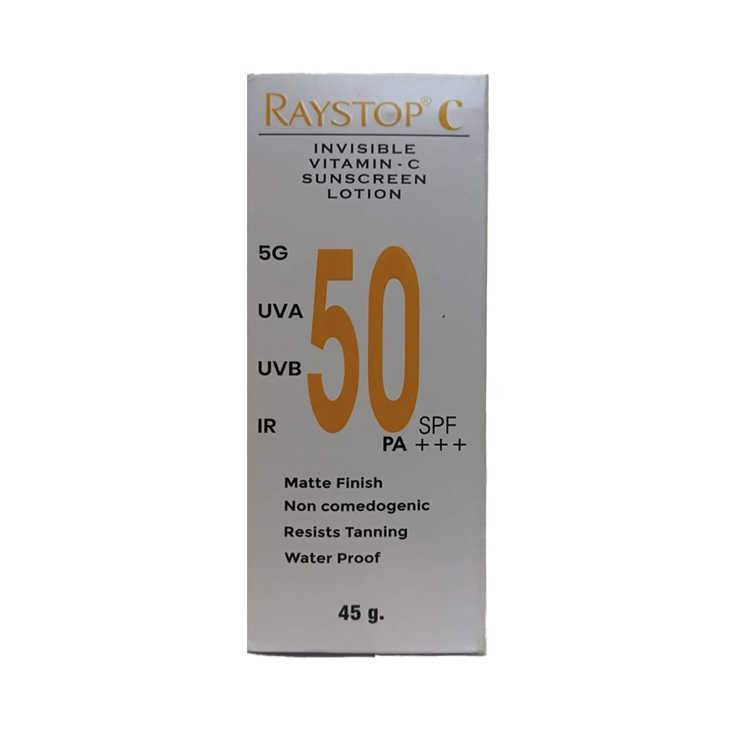 Solderma Raystop C Sunscreen Lotion SPF 50 PA +++ 45g