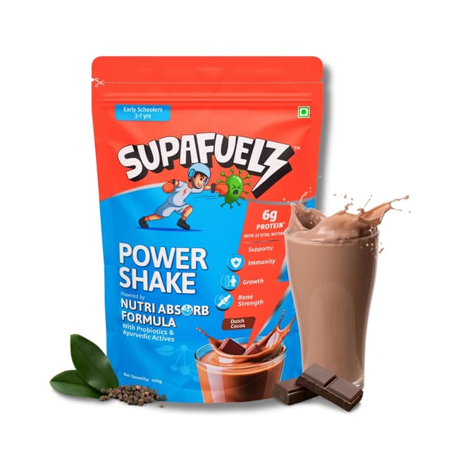 Supafuelz Power Shake for Early Schoolers 3-7 years (400 g)