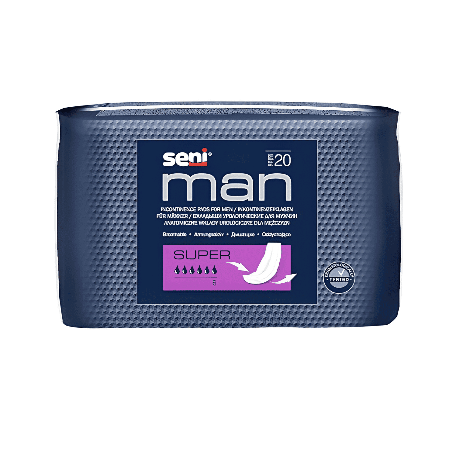 Seni Man Bladder Control Super Pads (20 Pieces)