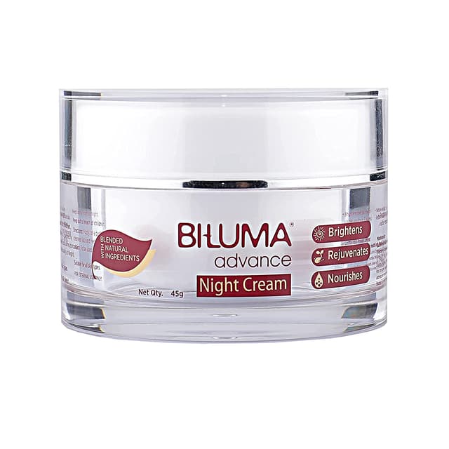 Biluma Advance Skin Brightening Night Cream for Pigmentation – 45g