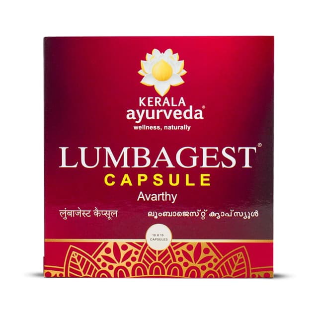 Kerala Ayurveda Lumbagest - 100 Capsules