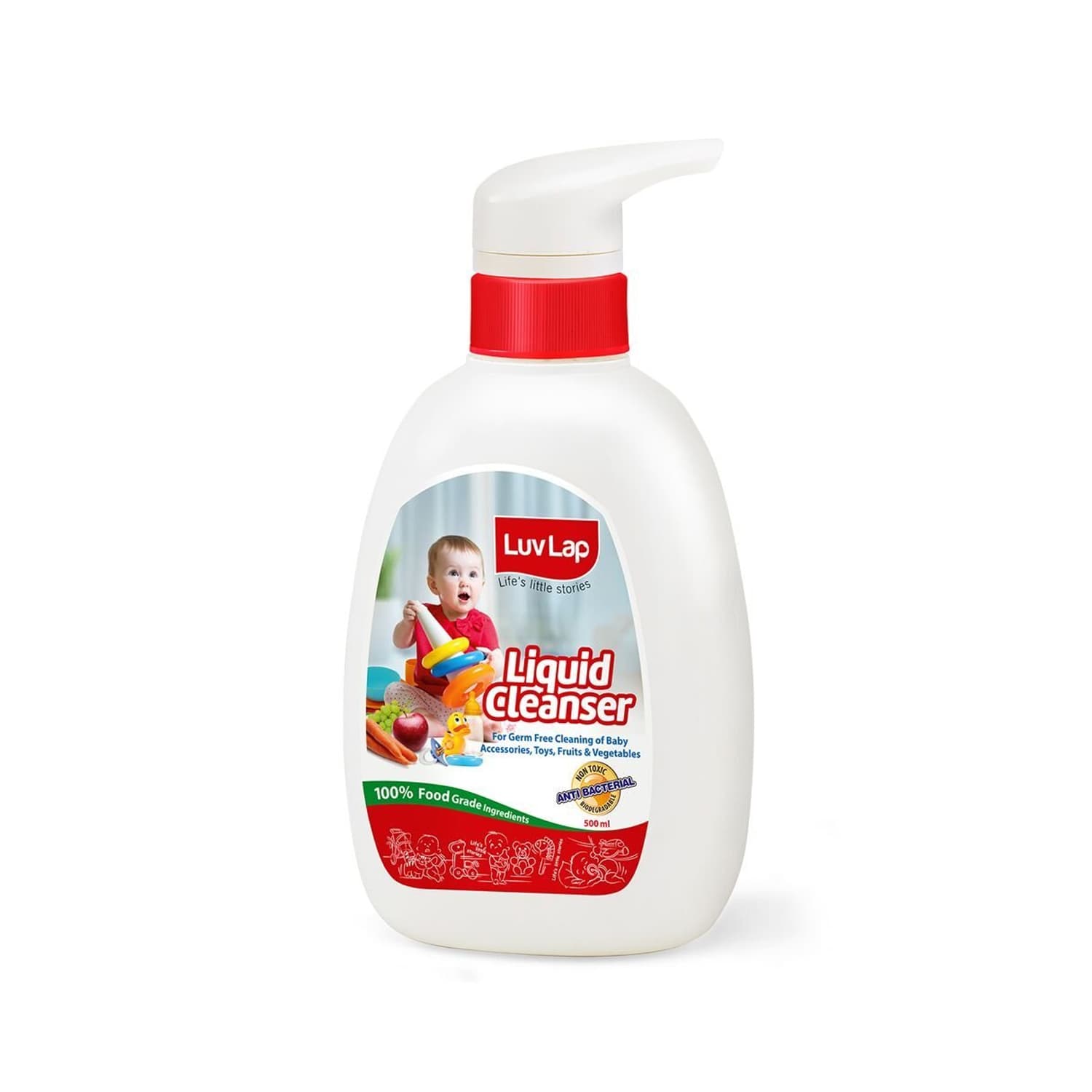 LuvLap Baby Liquid Cleanser 500ml (M.No 18179)