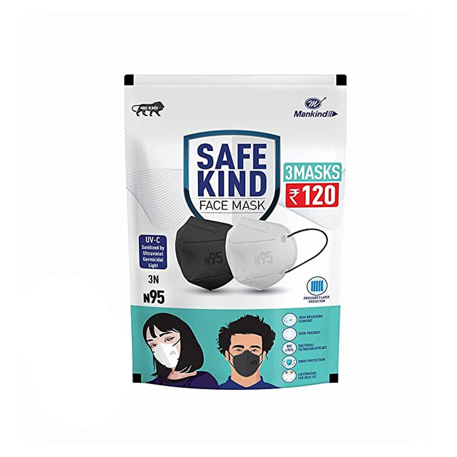 Safekind Facemask N-95