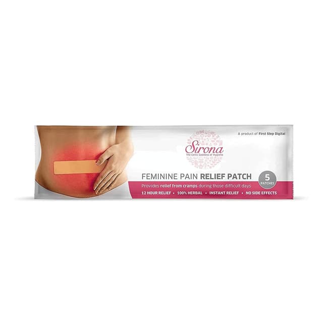 Sirona Feminine Pain Relief Patches - 5 Nos