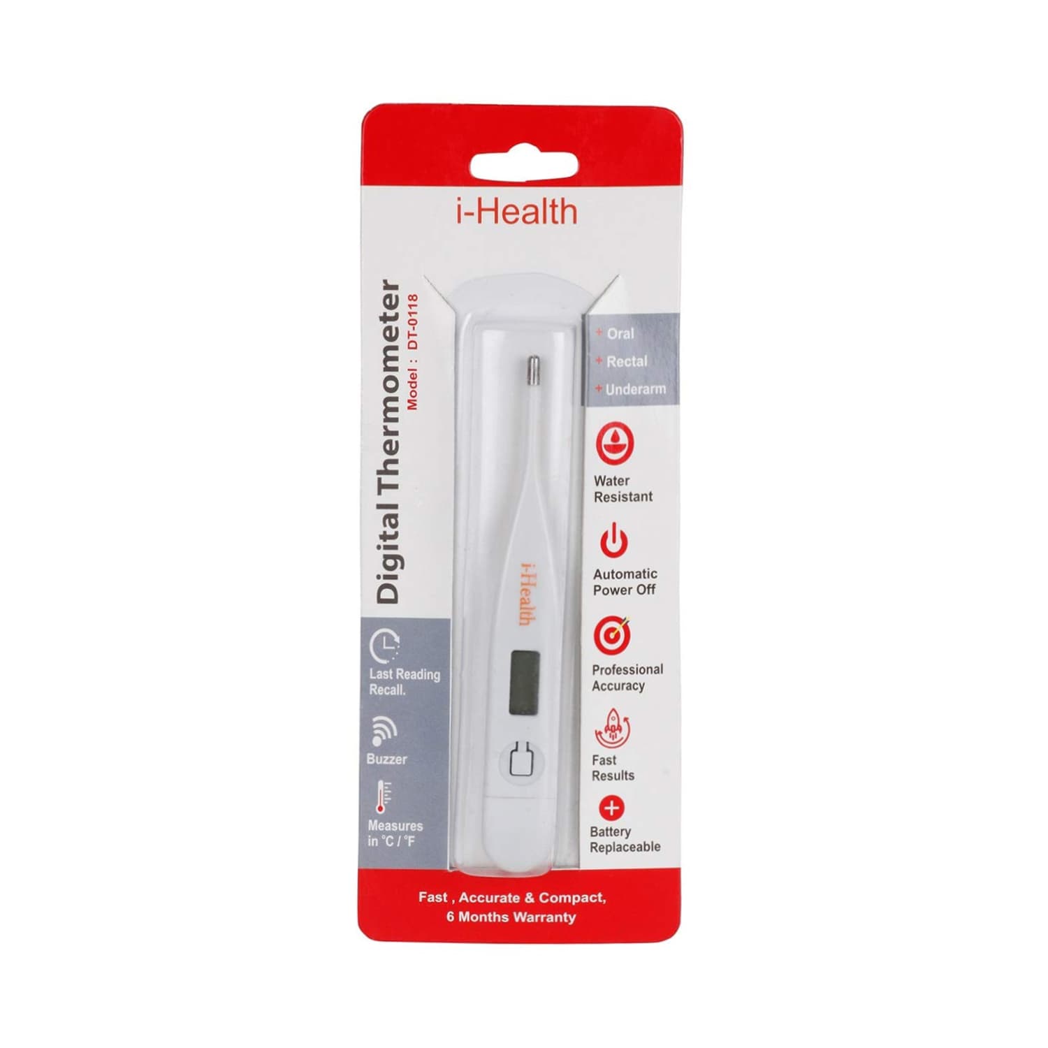 IHealth Advanced Fever Alarm Digital Thermometer