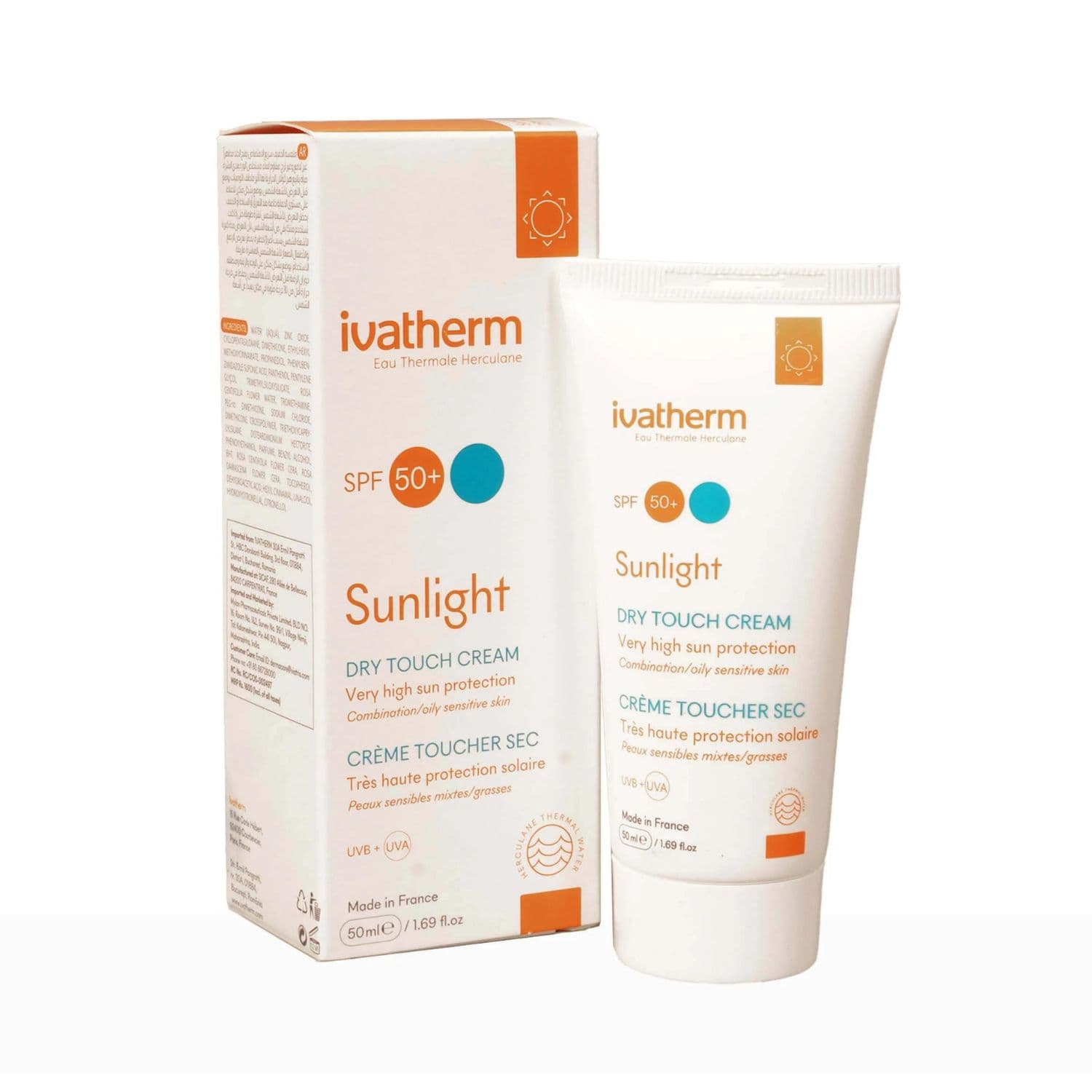 Ivatherm Sunlight Dry Touch Cream SPF 50+ (50ml)