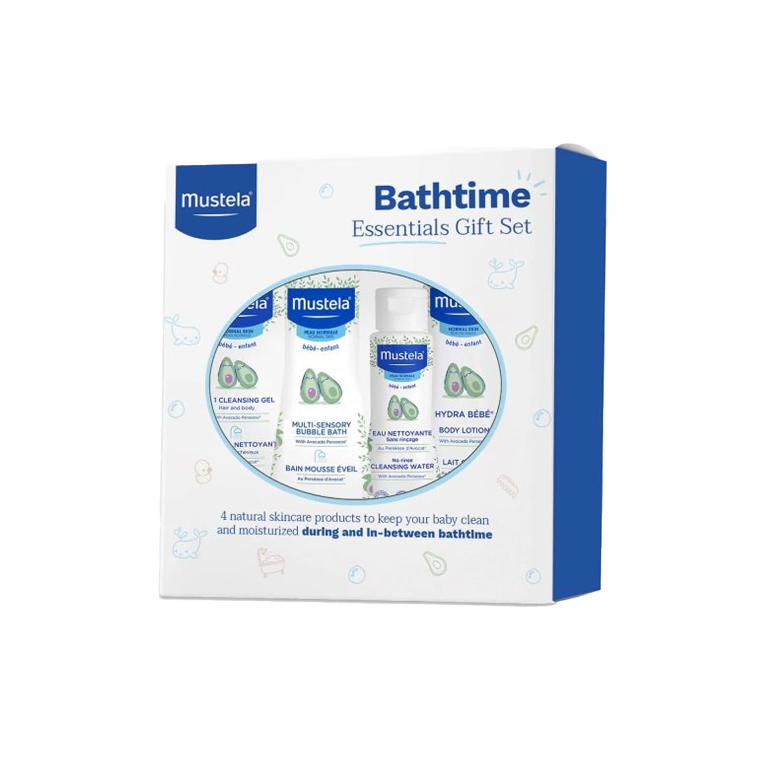 Mustela Baby Bath Time Essential Gift Set (Including 4 items)