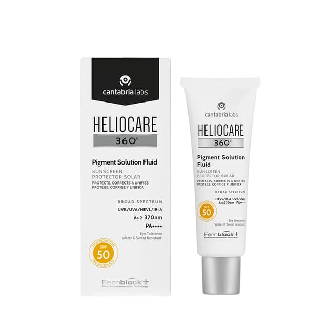 Heliocare 360 Pigment Solution Fluid Sunscreen Protector Solar SPF 50+ (50ml)