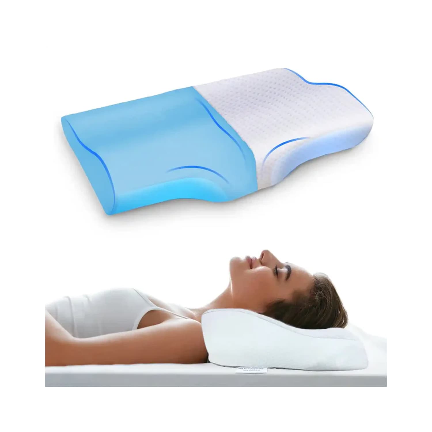 Sleepsia Cervical Pillow with Cooling Gel