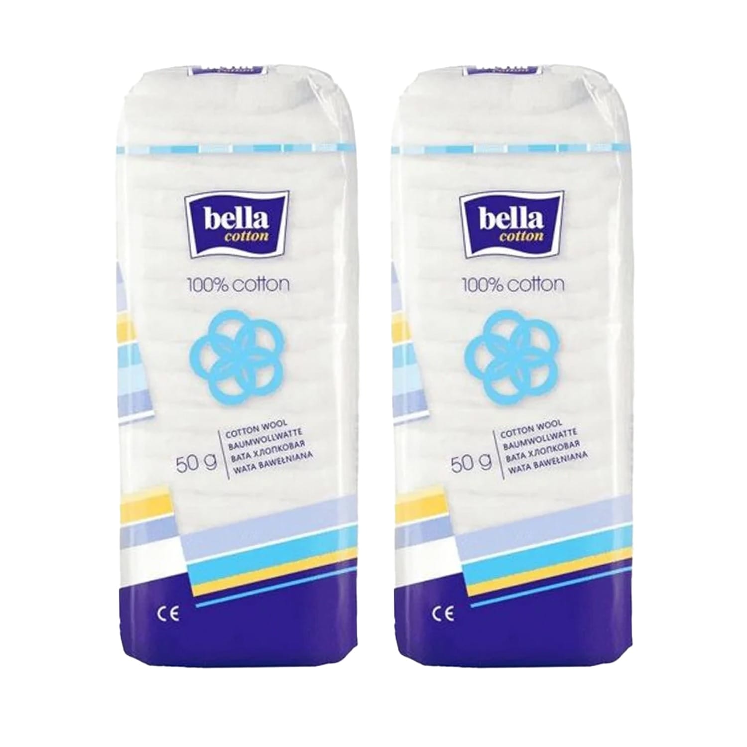 Bella Cotton Wool 50g (Pack of 2)