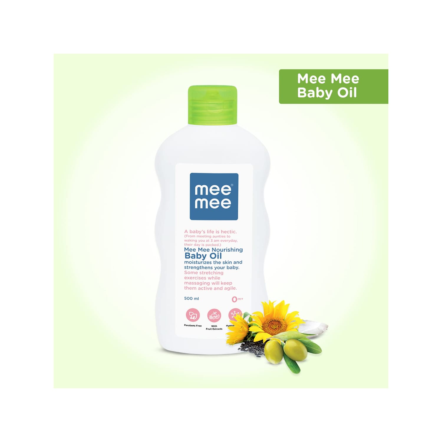 Mee Mee Nourishing Baby Oil With Fruit Extracts 500 ml