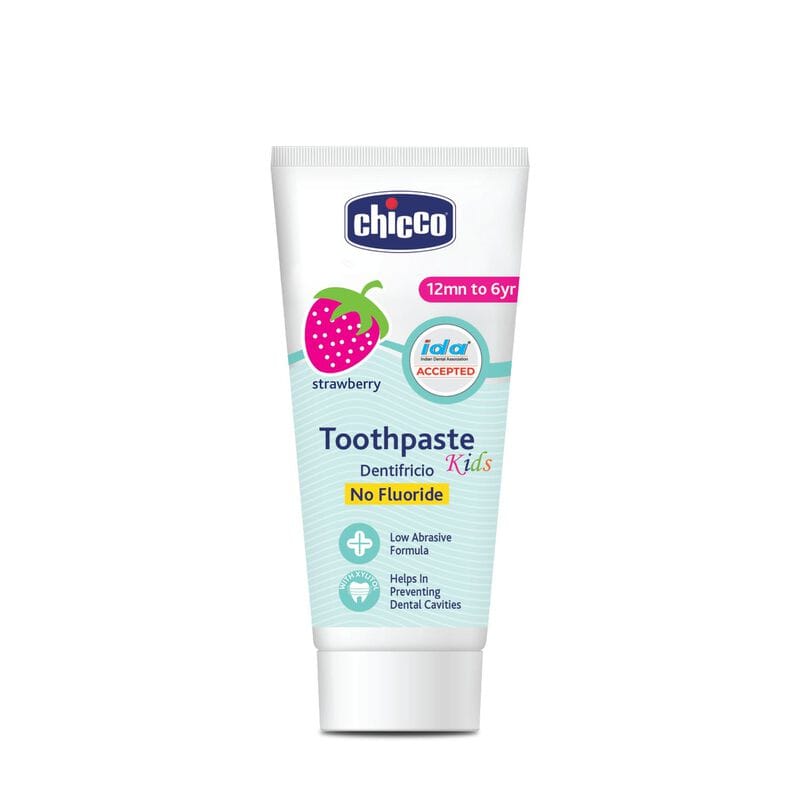 Chicco Toothpaste Strawberry- No Flouride(12m+)(50ml)
