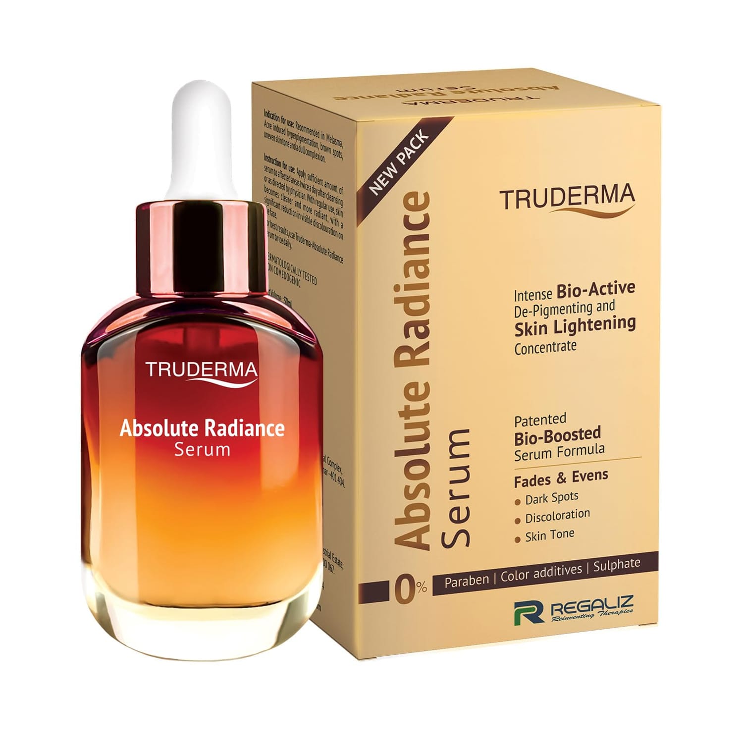 Regaliz Truderma Absolute Radiance Serum 30ml | Paraben Free