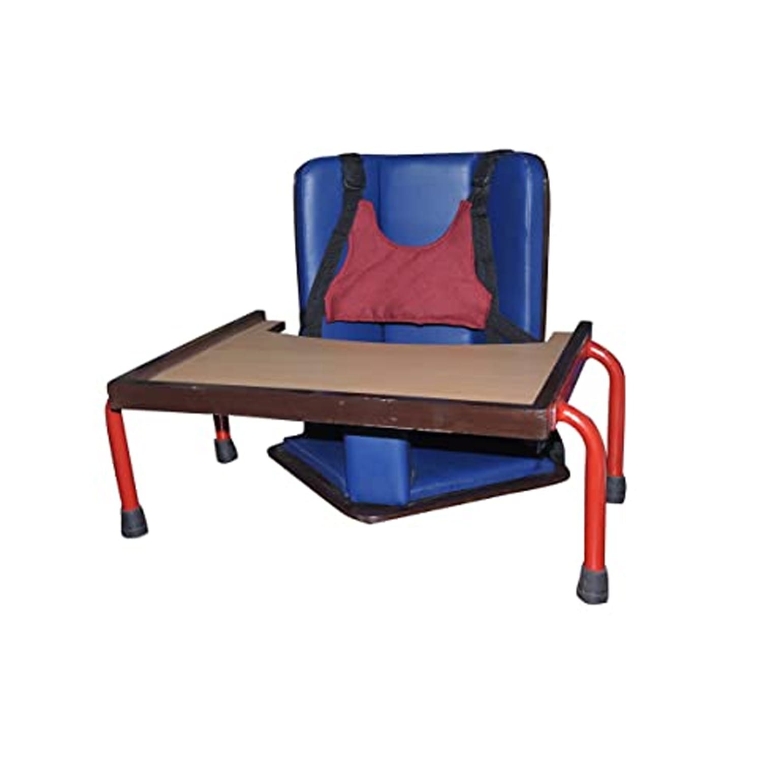 Albio CP Corner Chair for Children with Activity Table and Thigh Separator 24 Inches Back Height- Wooden Frame