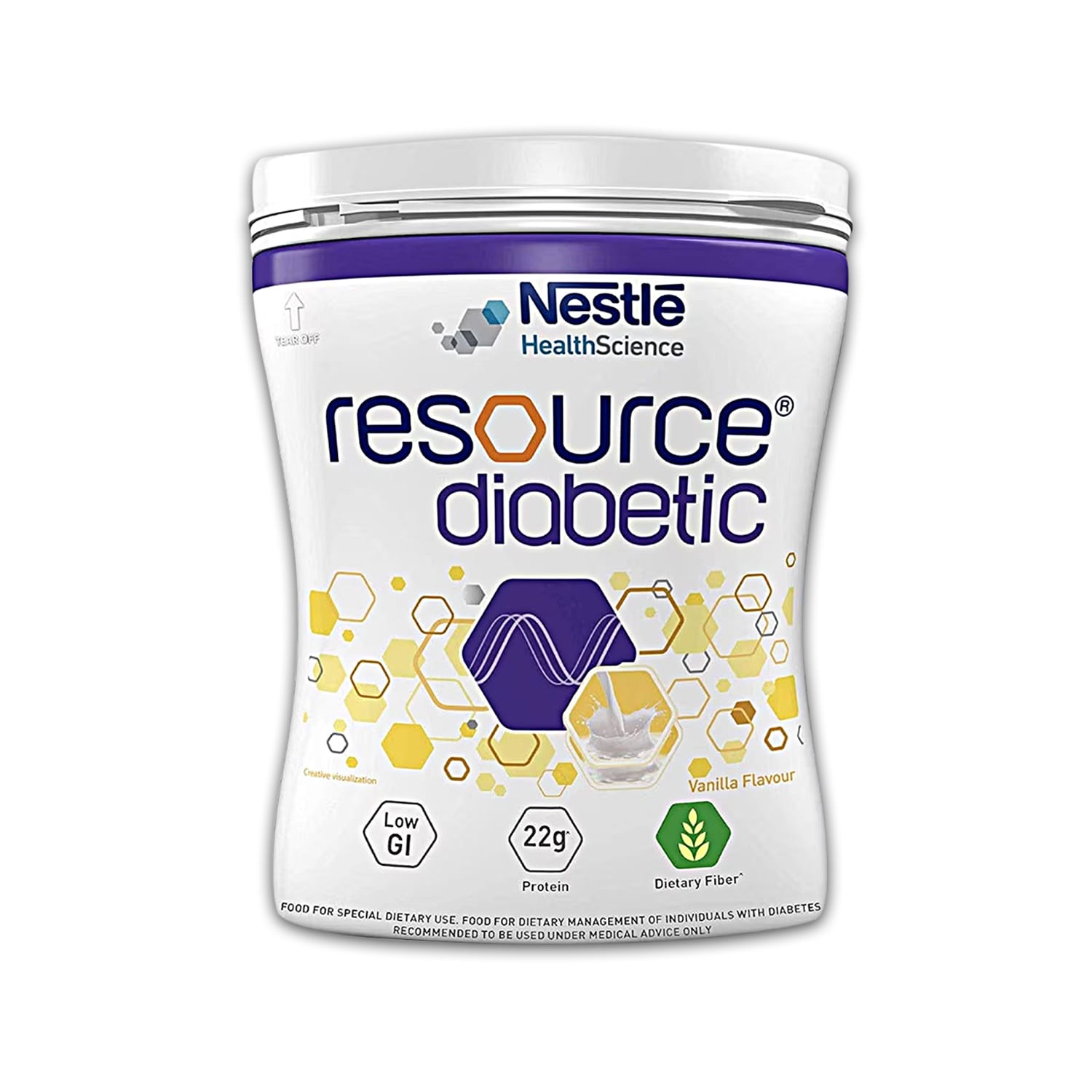 Nestle Resource Diabetic Nestle Food For The Dietary Management Of Individuals With Diabetes- 400g Pet Jar (Vanilla Flavour)