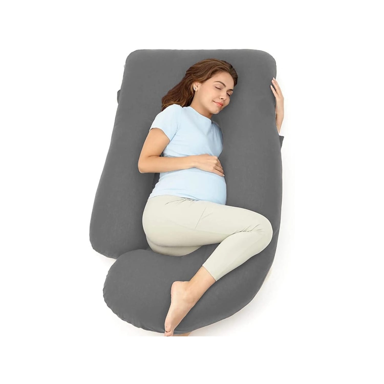 J-Shaped Premium Pregnancy Pillow