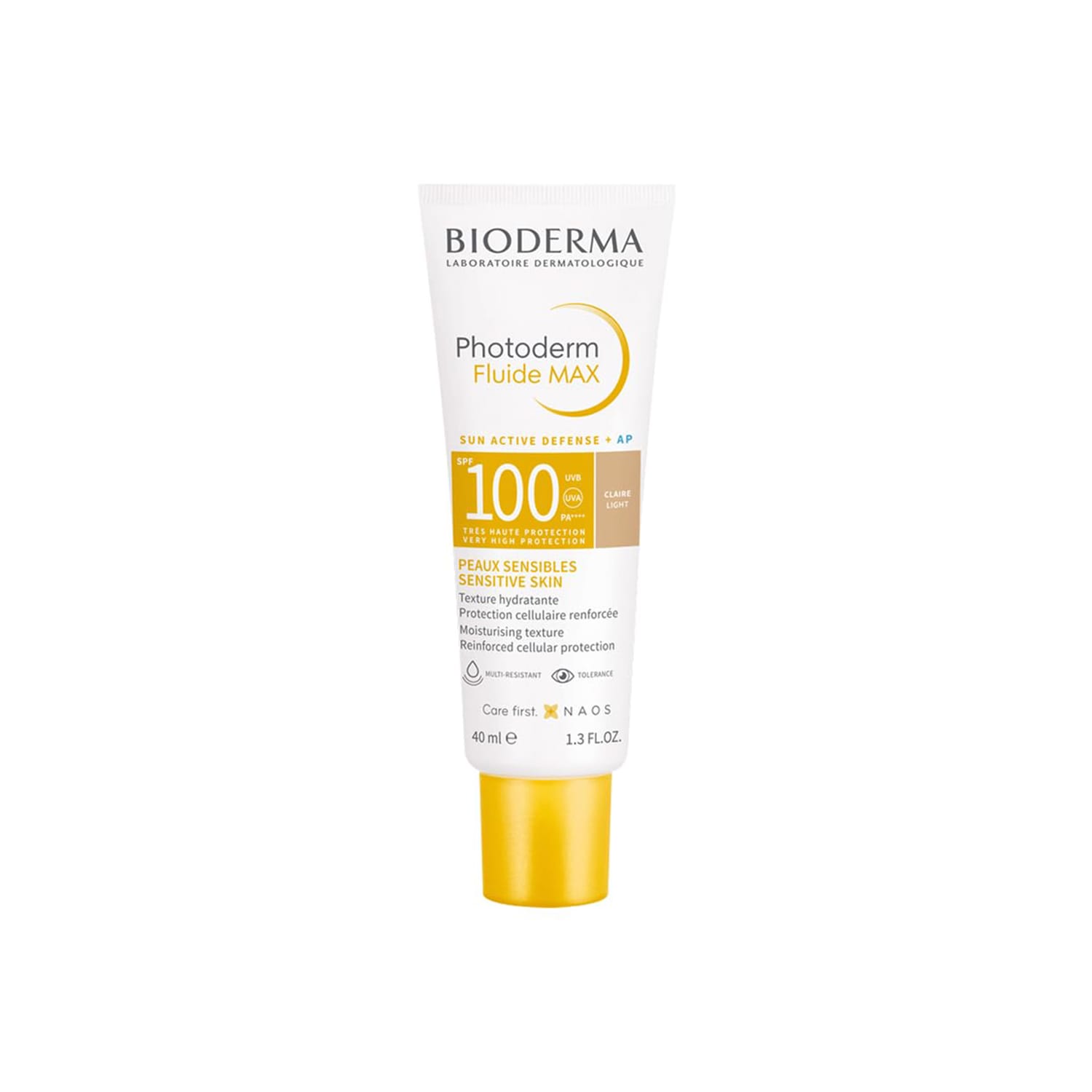Bioderma Photoderm Max Fluide SPF 100 Claire Tinted Sunscreen (40ml)