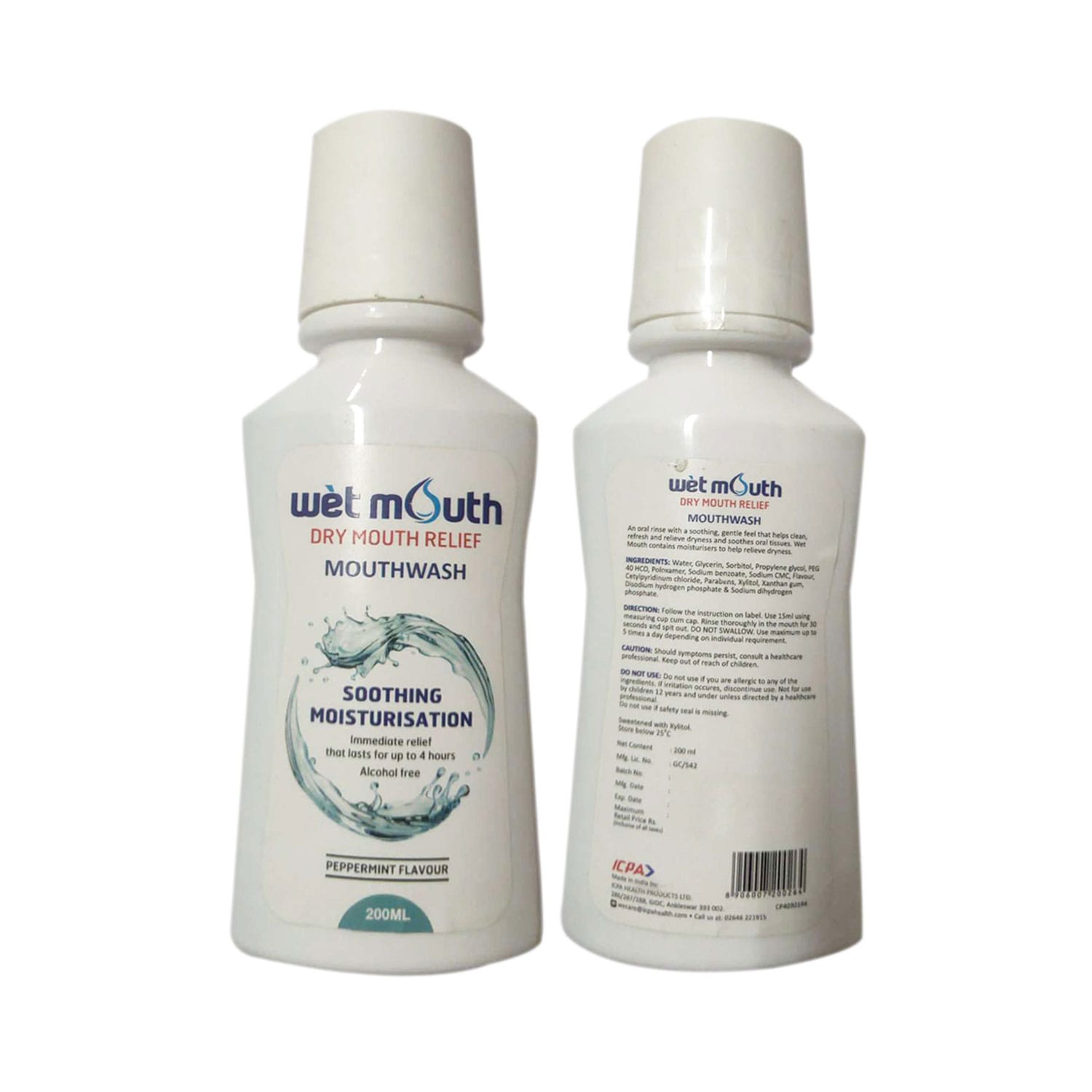 ICPA Wet Mouth for Wetting Dry Mouth, 200 ml