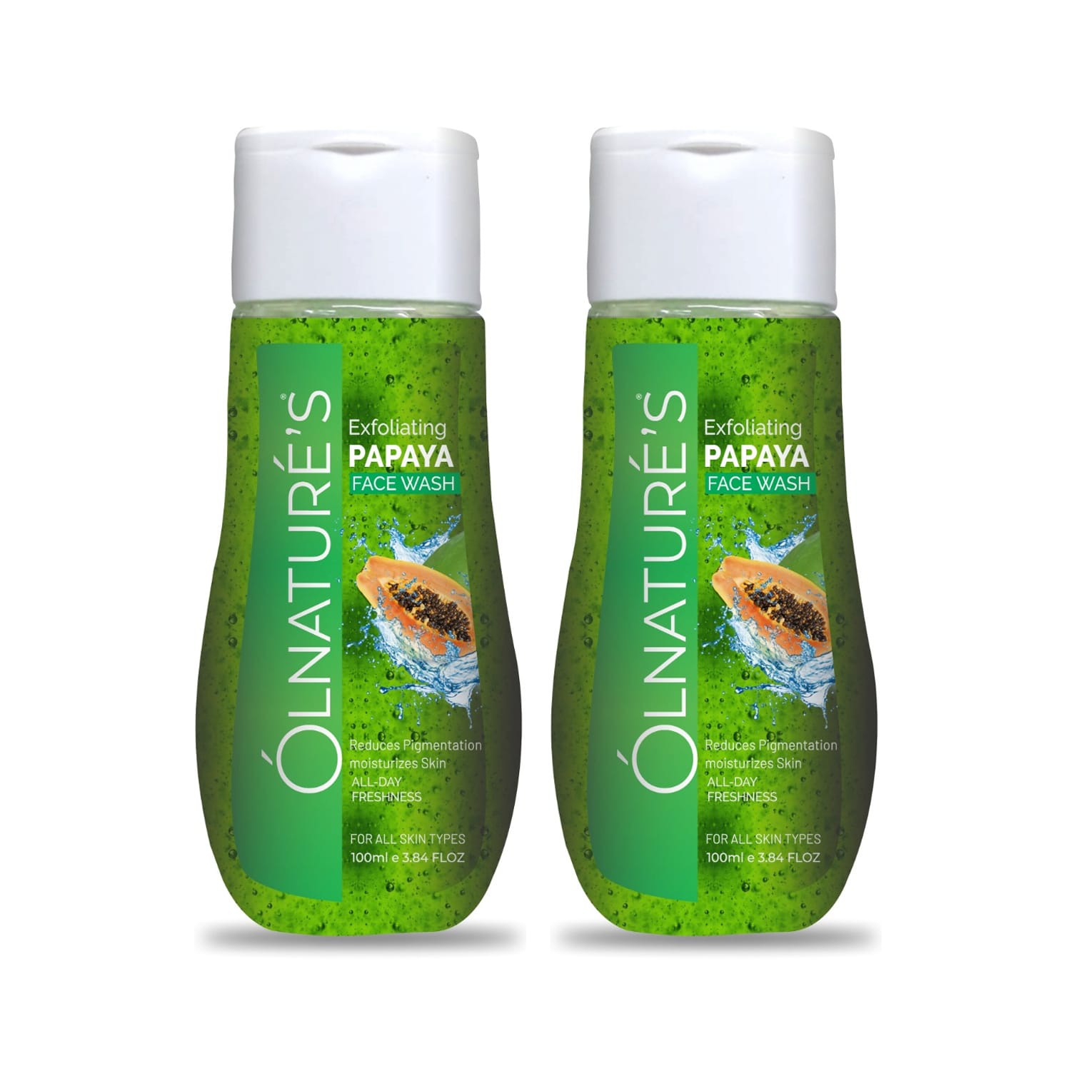 Olnature’s Exfoliating Papaya Face Wash -100ml (Pack of 2)