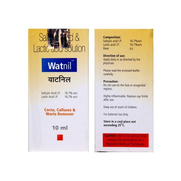 Watnil Lotion to Remove Warts, Calluses and Corns 10ml