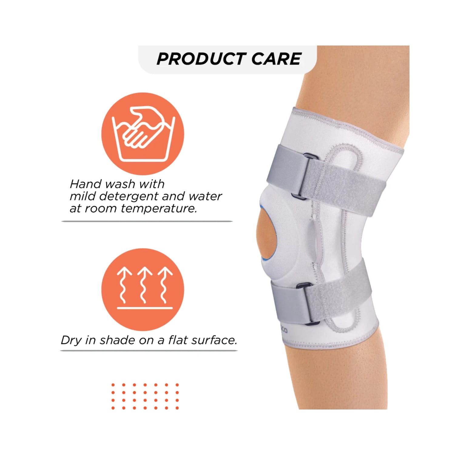Vissco Neoprene Hinged Knee Stabilizer - XL (PC. No. 1431)