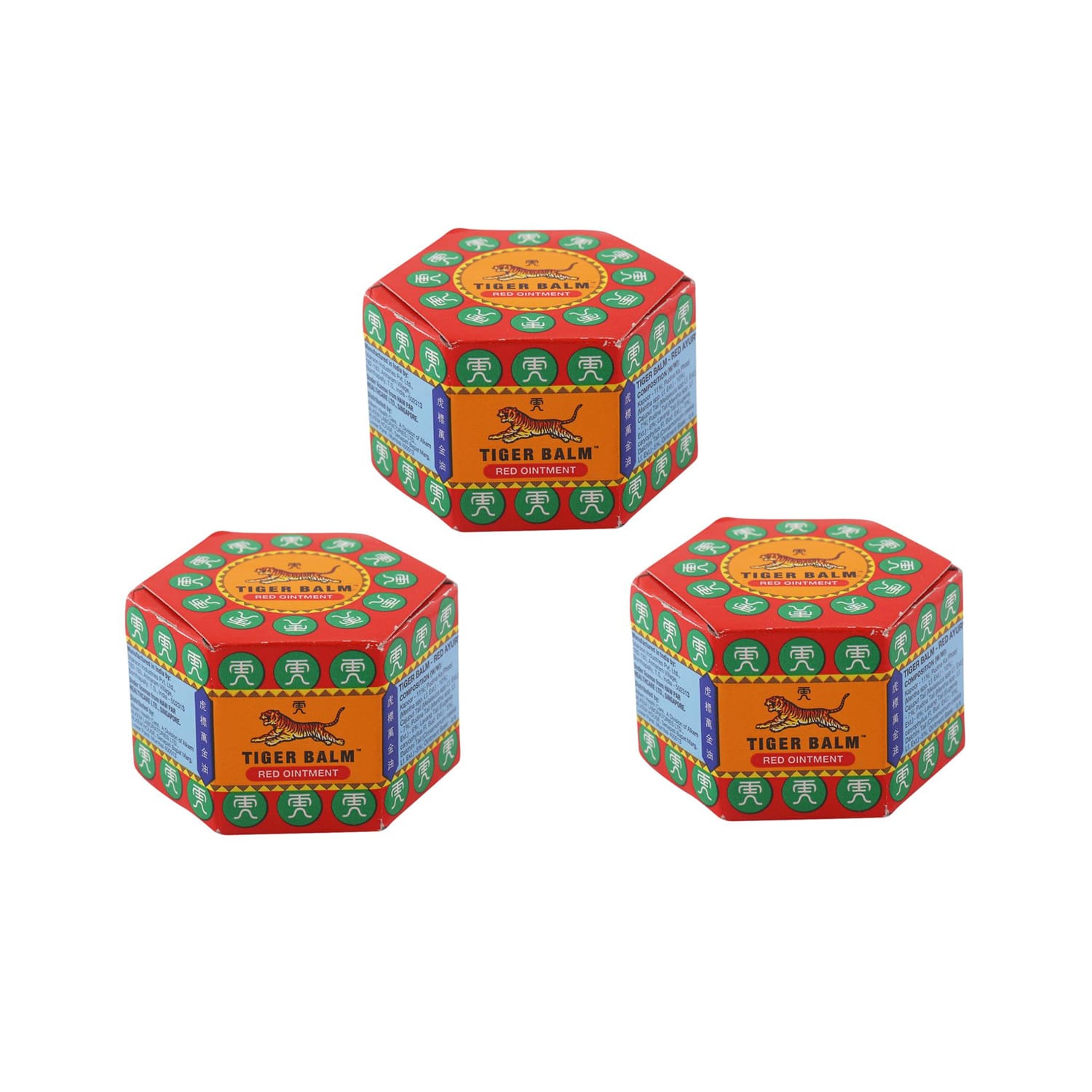 Tiger Balm Red Oinment 9ml - (Pack of 3)