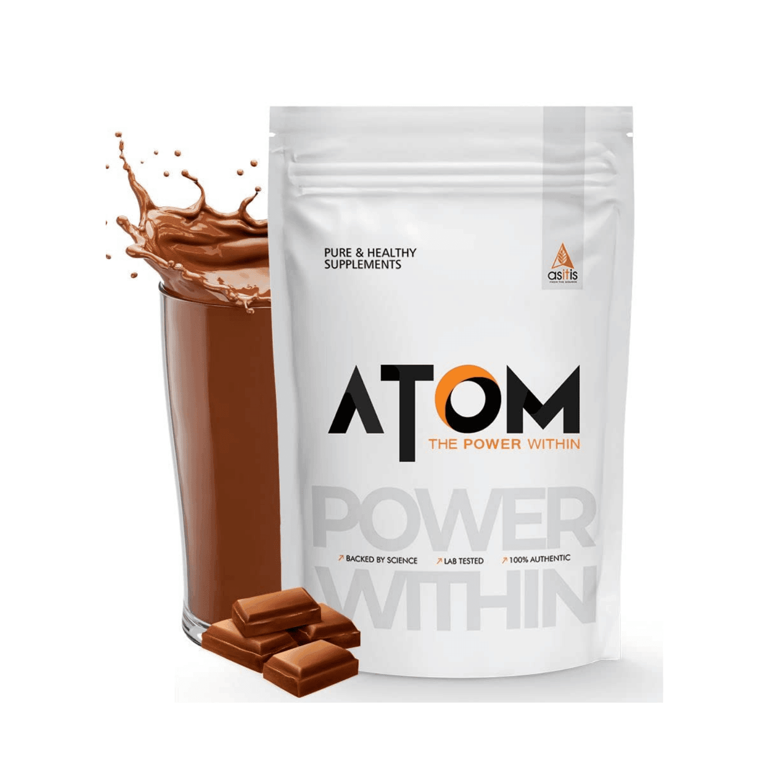 ASITIS Atom ISO Whey Gold Powder Belgian Chocolate (1 Kg)