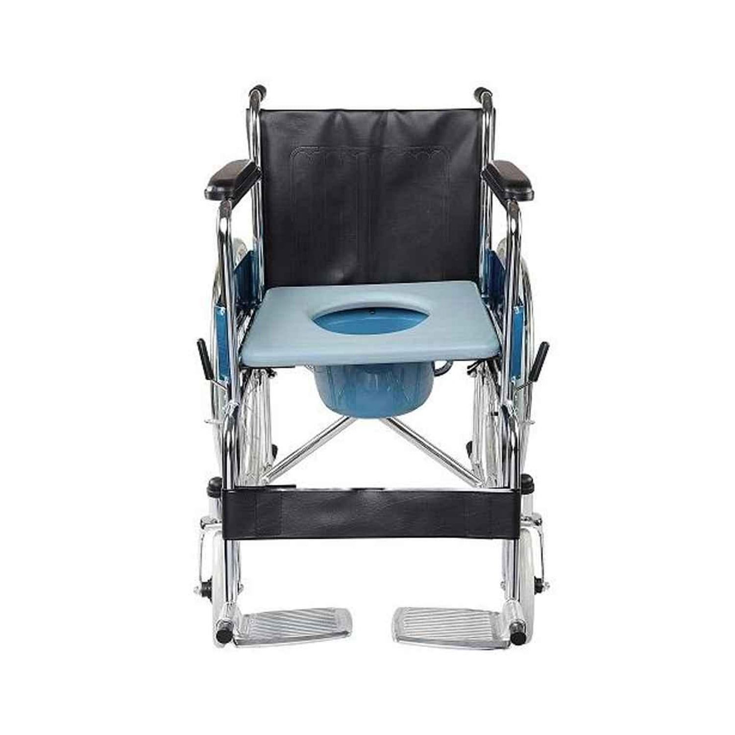Entros Lightweight Premium Steel Commode Wheelchair (SC8005A)