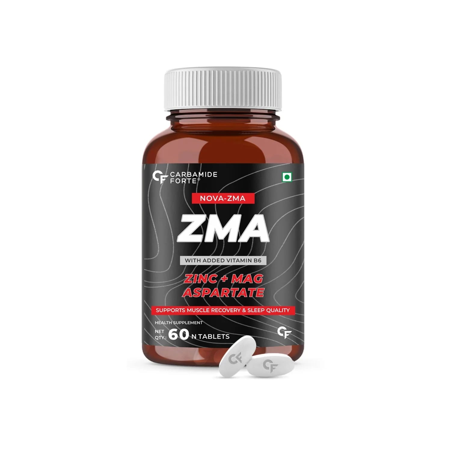 Carbamide Forte ZMA with Zinc, Magnesium and Vitamin B6 (60 Tablets)