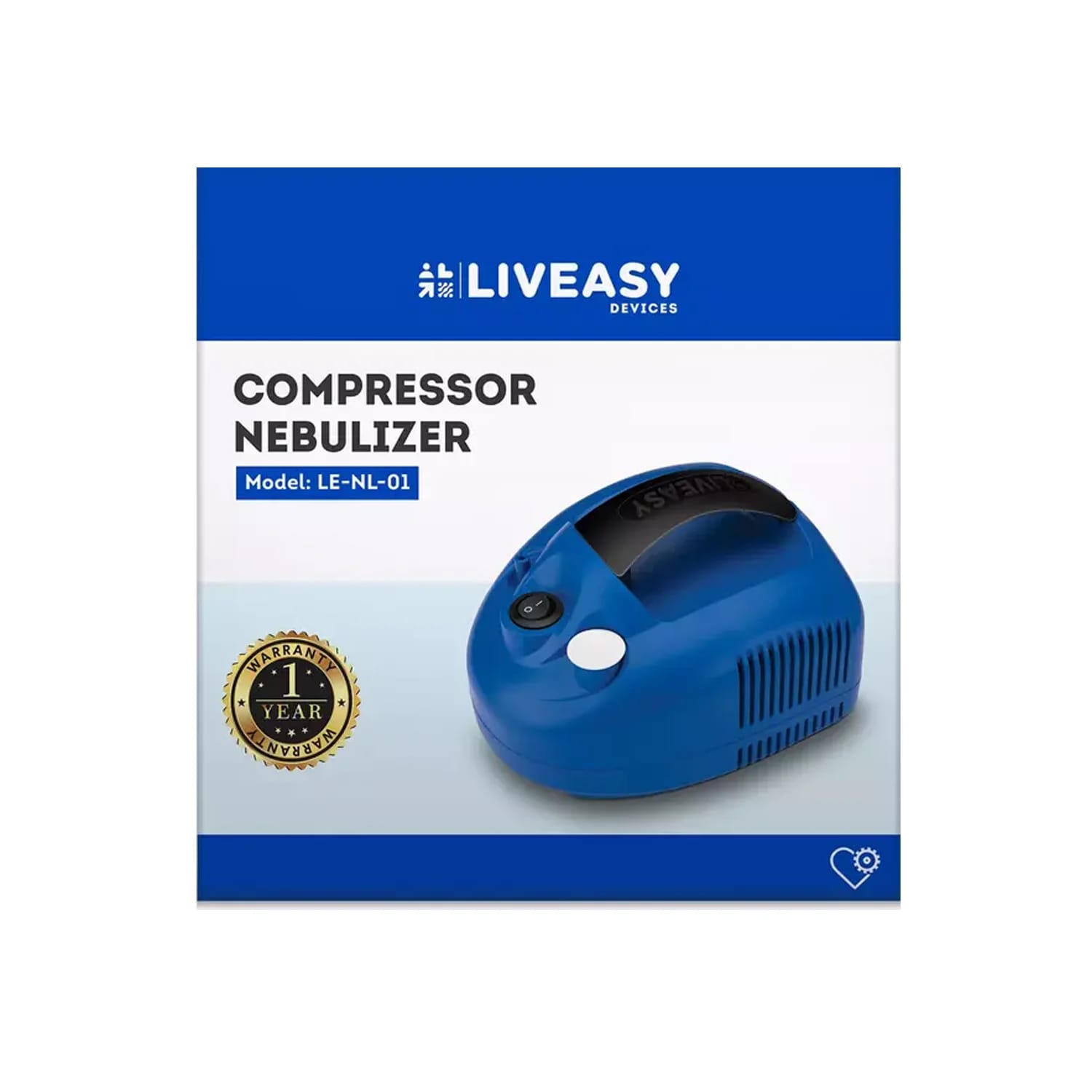 Liveasy Compressor Nebulizer (Model: LE-NL-01)