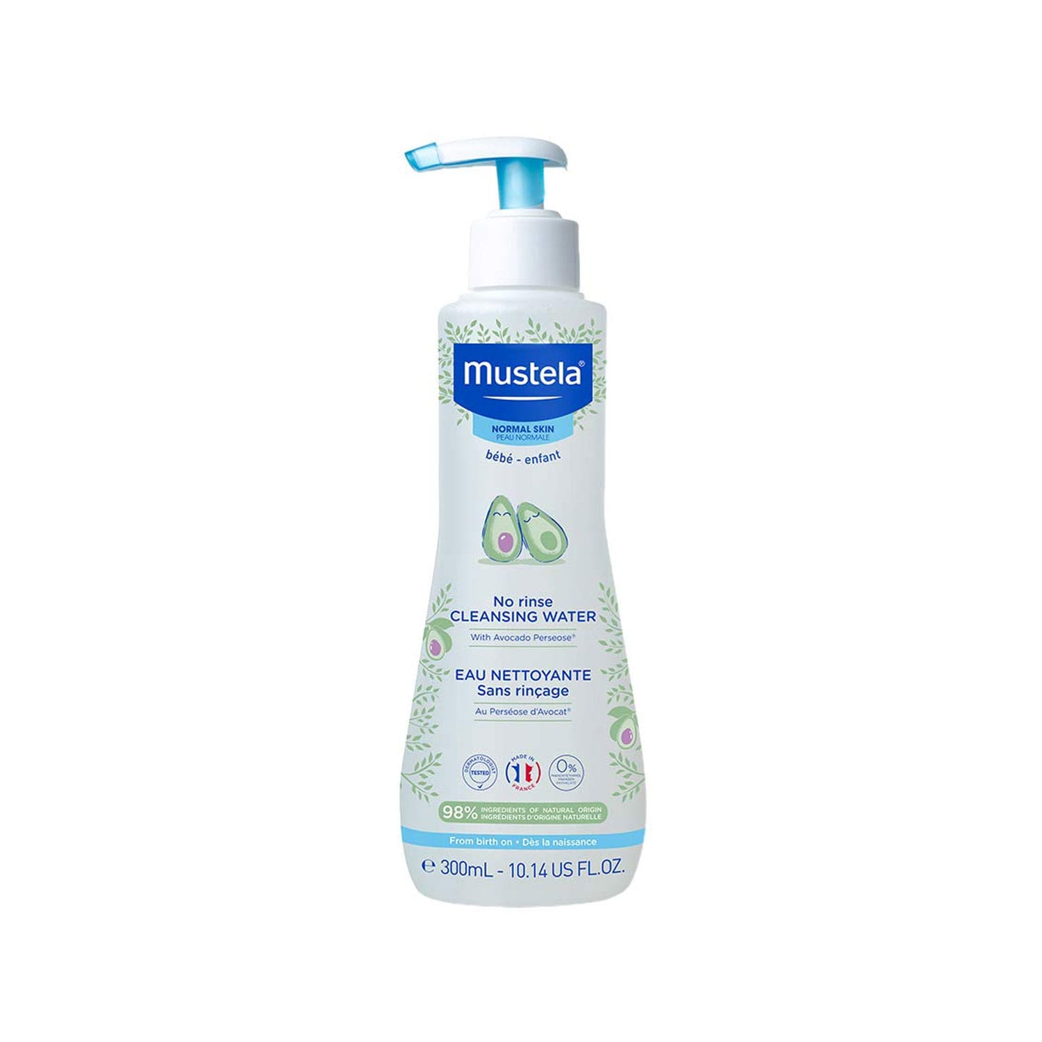 Mustela No Rinse Cleansing Water with Avocado- 300ml