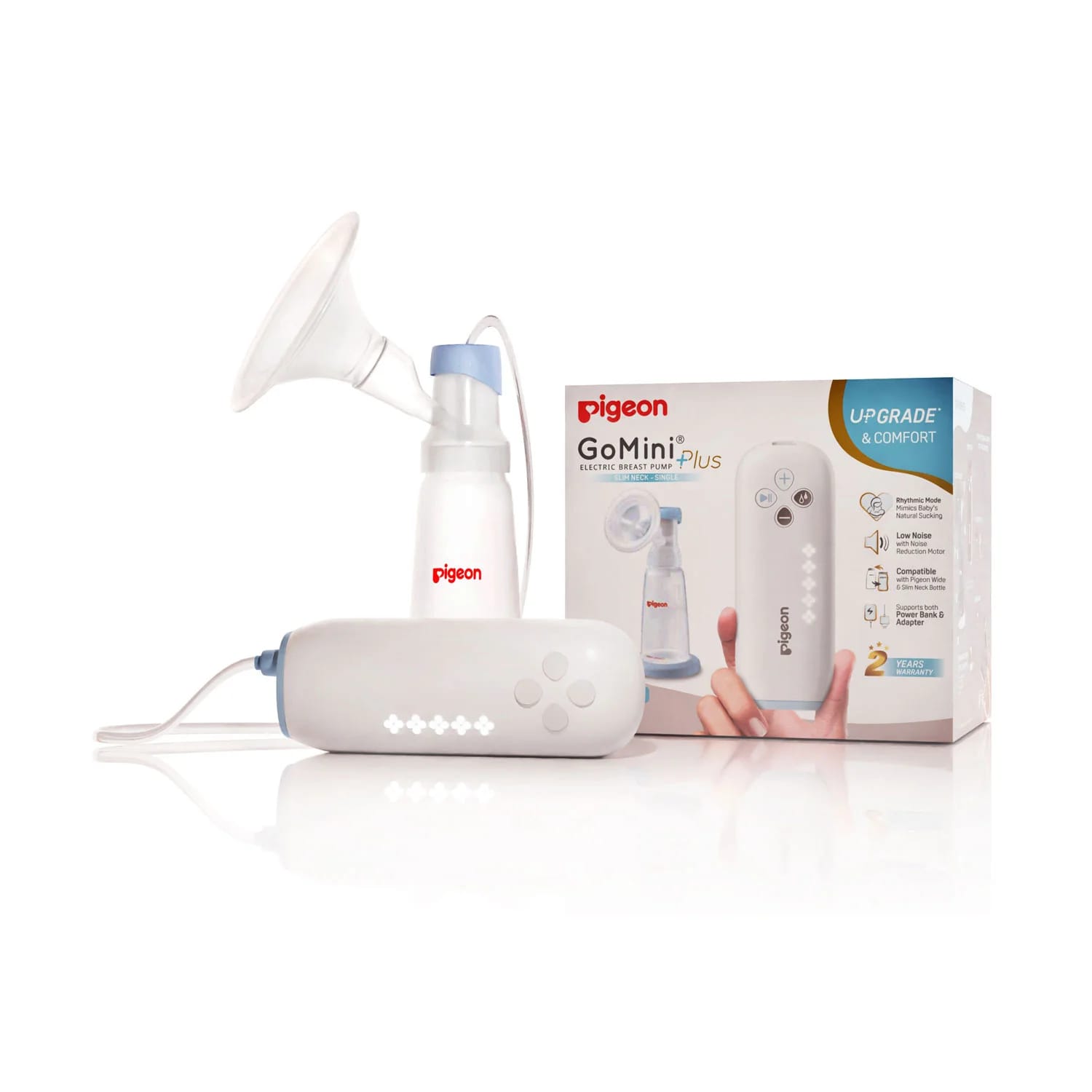 Pigeon Go Mini Plus Electric Breast Pump Slim Neck (Single)