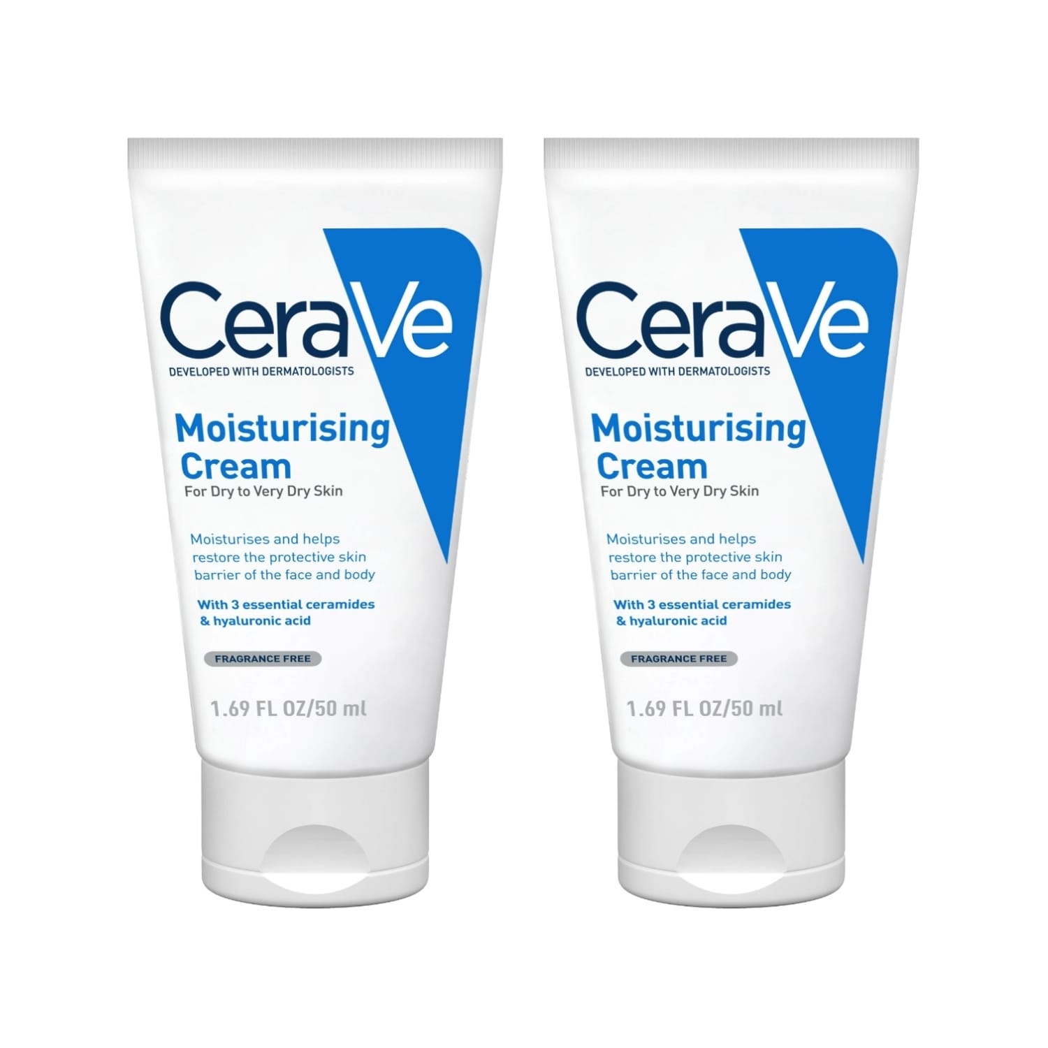 CeraVe Moisturizing Cream 50ml Pack of 2