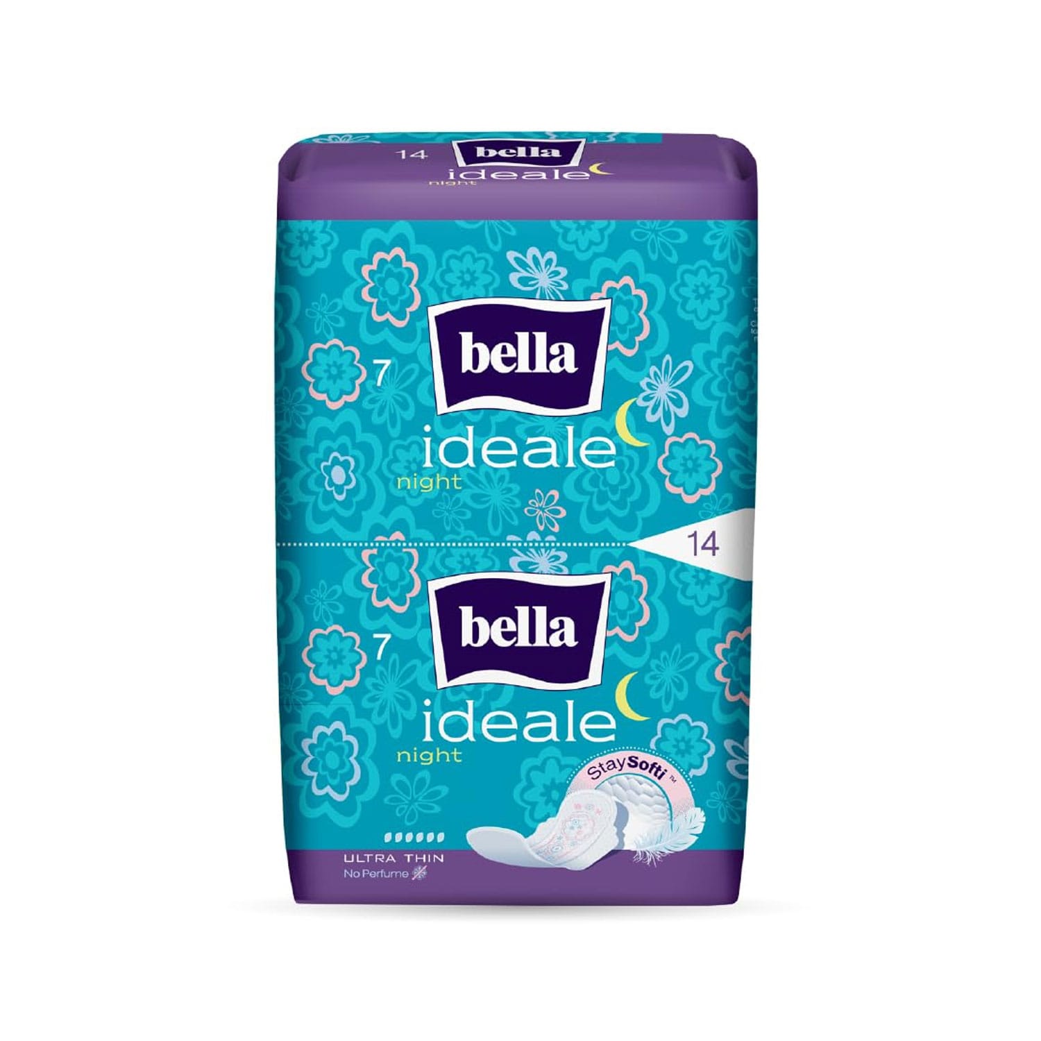 Bella Ideale Stay Softie Night Sanitary Pads (14 Pieces)
