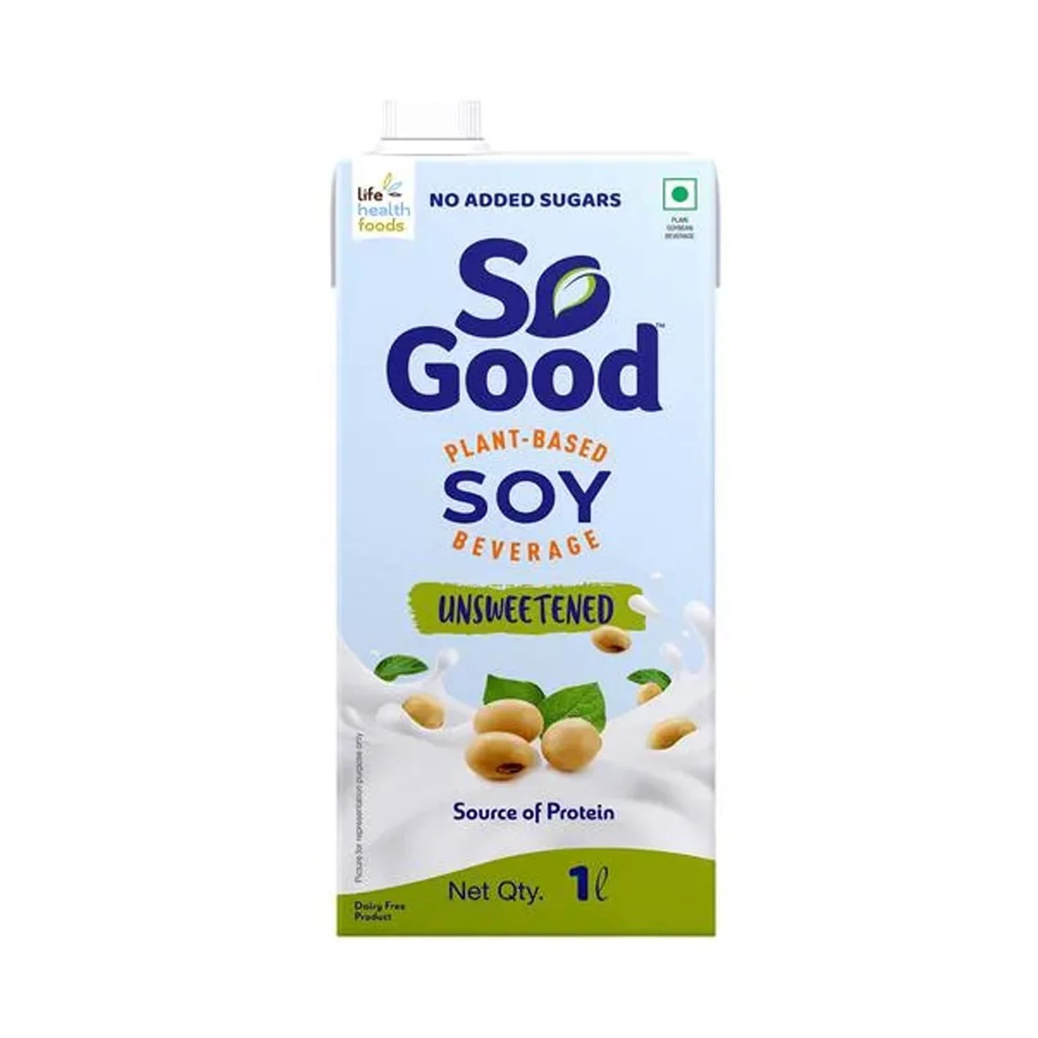 So Good Soy Beverage Unsweetened (1 Liter)