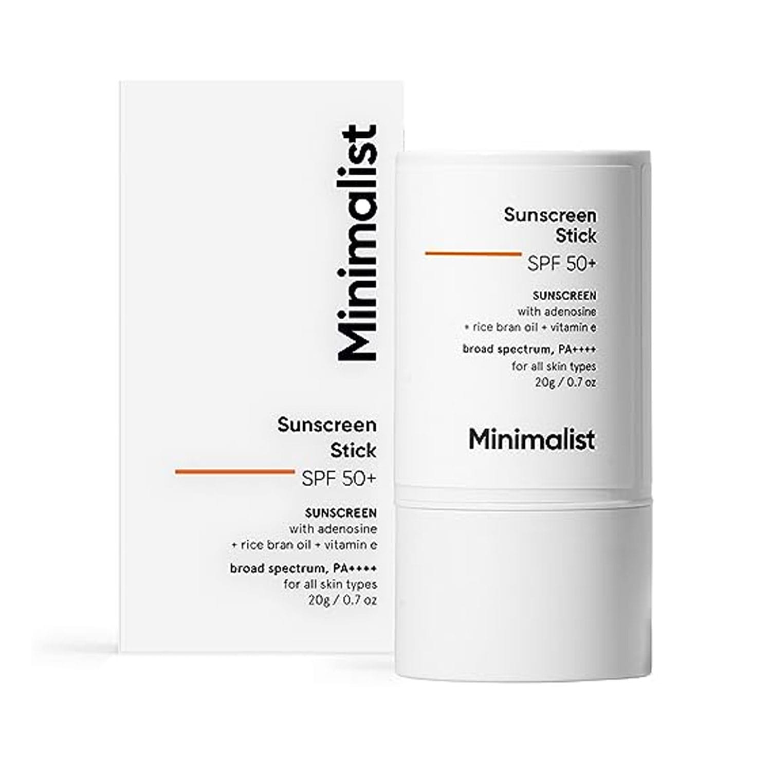 Minimalist SPF 50 Sunscreen Stick with Broad spectrum SPF 50, PA++++(20gm)